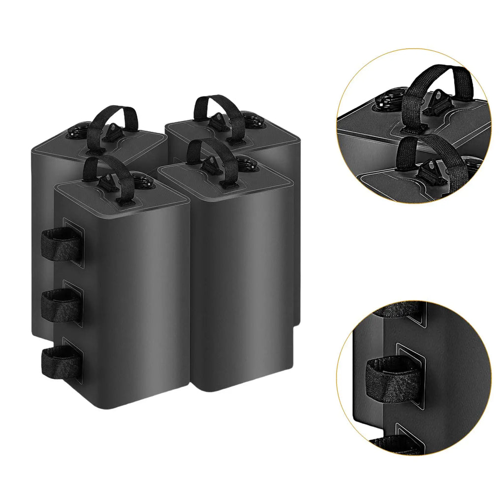 4-Pack Canopy Tent Leg Weight Bags – Sand & Water Anchor Canopy Weight Bags PLUSH