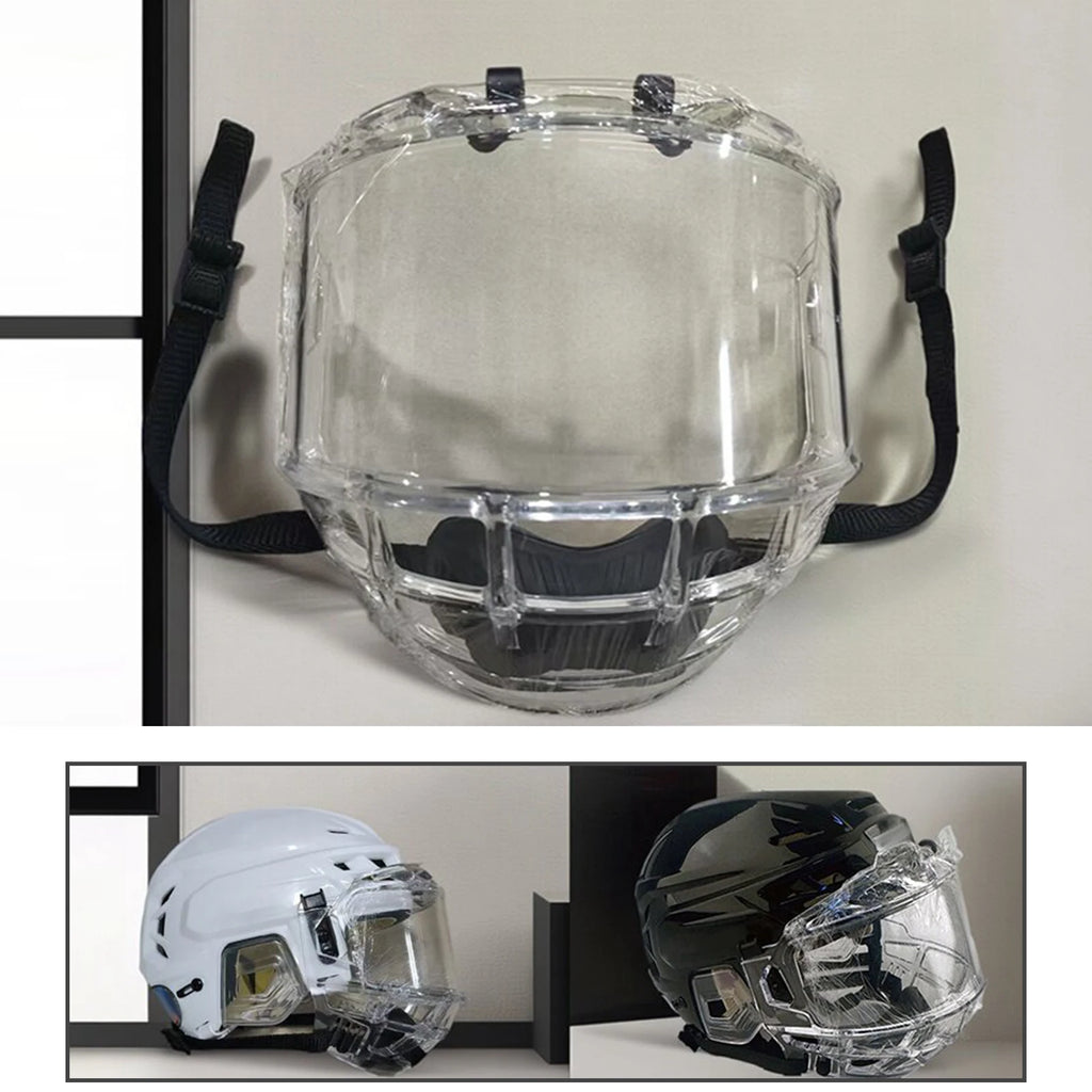 Sunnimix Full Face Hockey Helmet Visor – Anti-Fog Shield Hockey Helmet Visor PLUSH