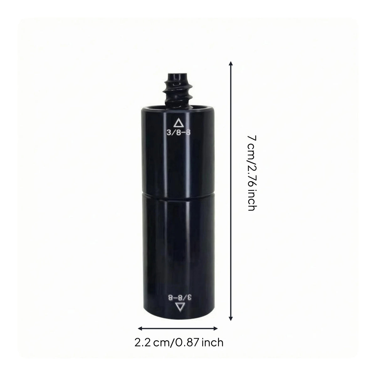 Aluminum Pool Cue Connector – Billiard Cue Center Adapter Joiner Cue Connector Adapter PLUSH 388 Thread