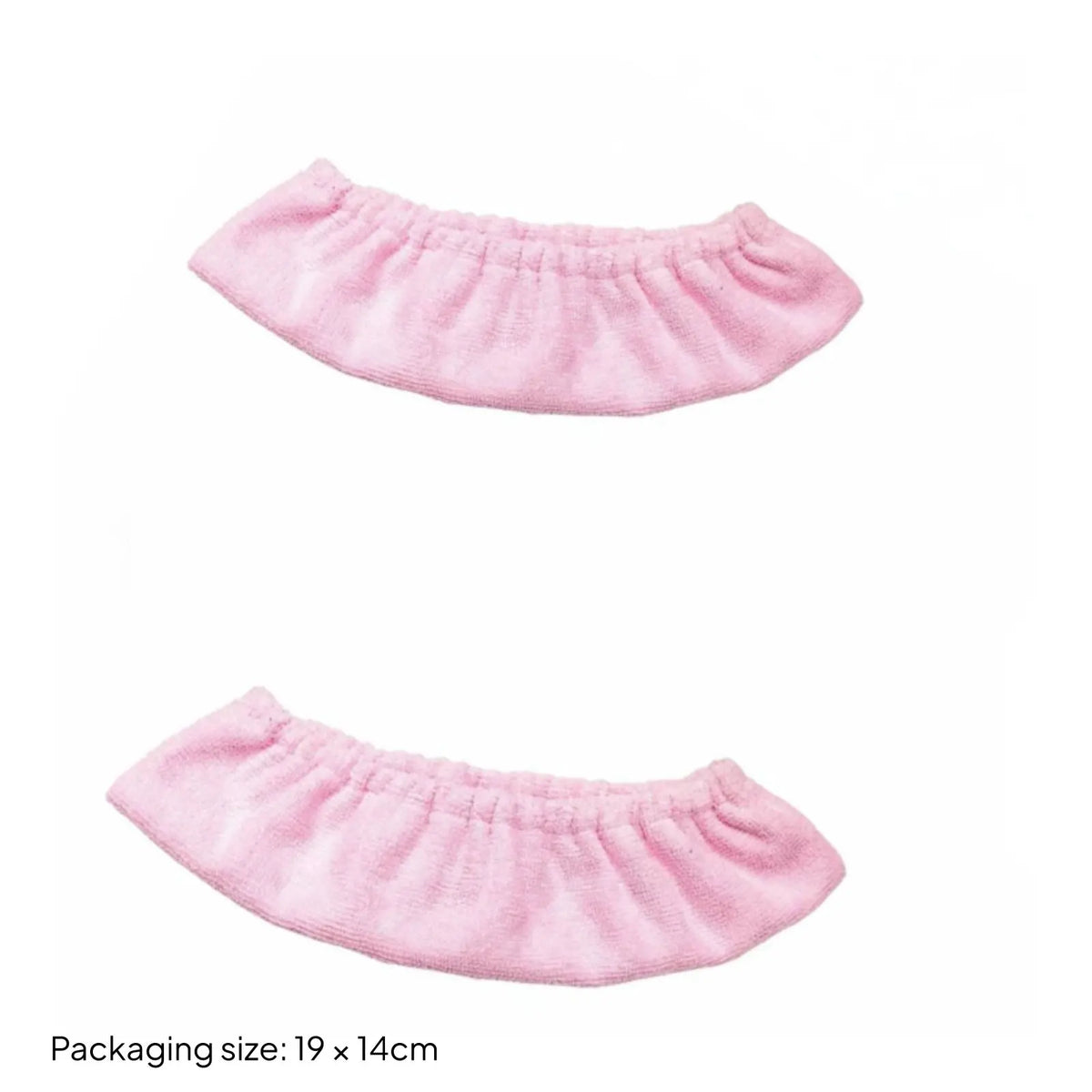 Flannel Ice Skate Blade Covers – Hockey & Figure Skate Guards Skate Blade Guards PLUSH B-Pink