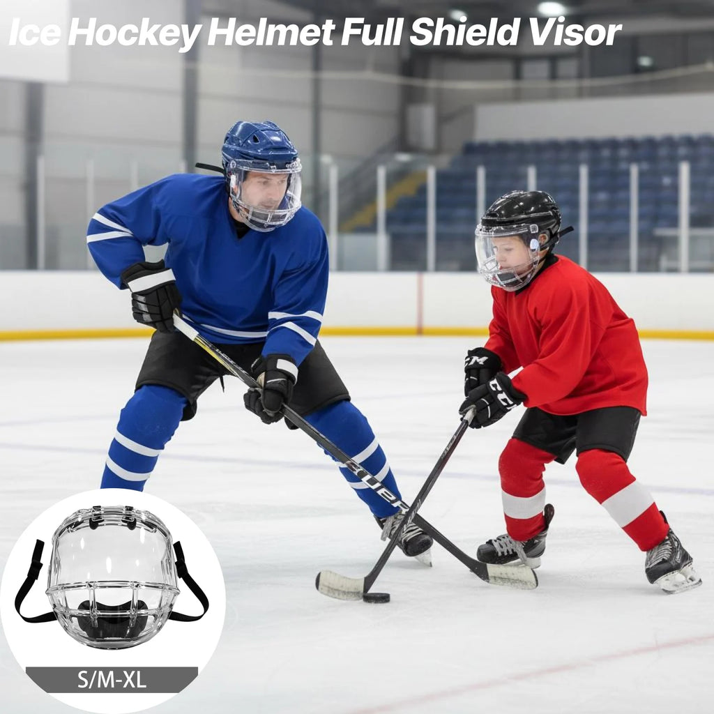 Sunnimix Full Face Hockey Helmet Visor – Anti-Fog Shield Hockey Helmet Visor PLUSH S