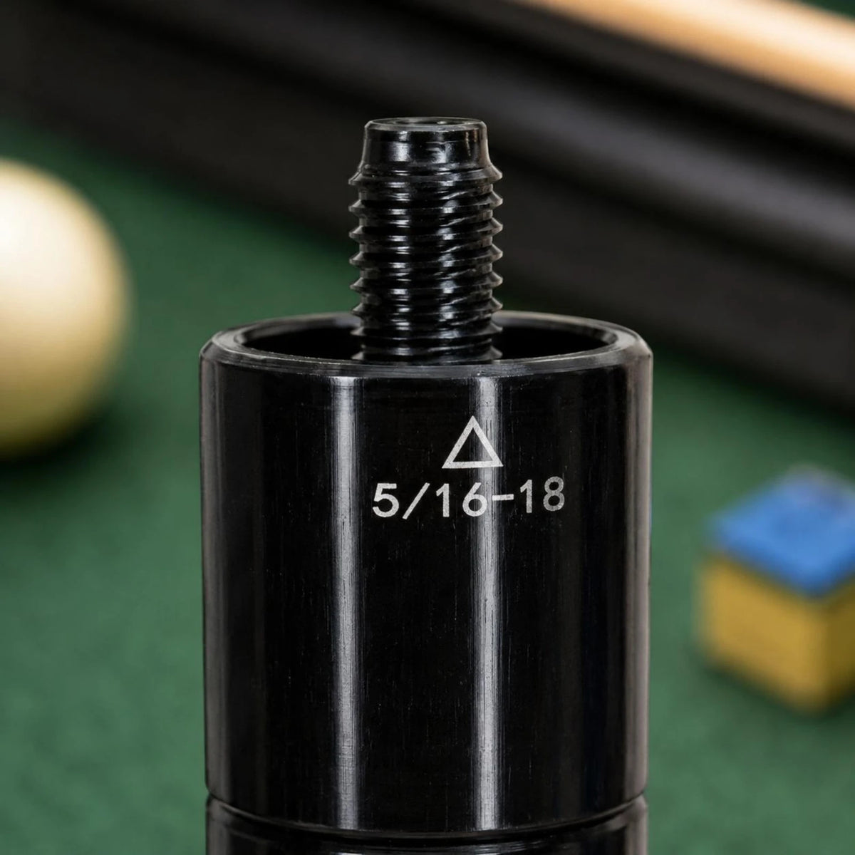 Aluminum Pool Cue Connector – Billiard Cue Center Adapter Joiner Cue Connector Adapter PLUSH