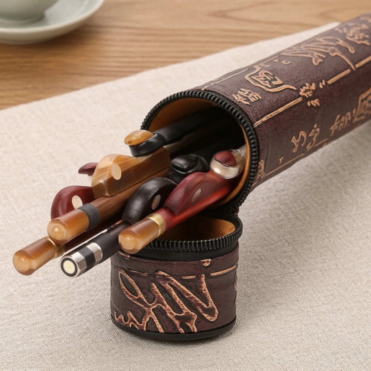 PVC Waterproof Violin & Erhu Bow Storage Tube | Tooyful Bow Storage Case PLUSH