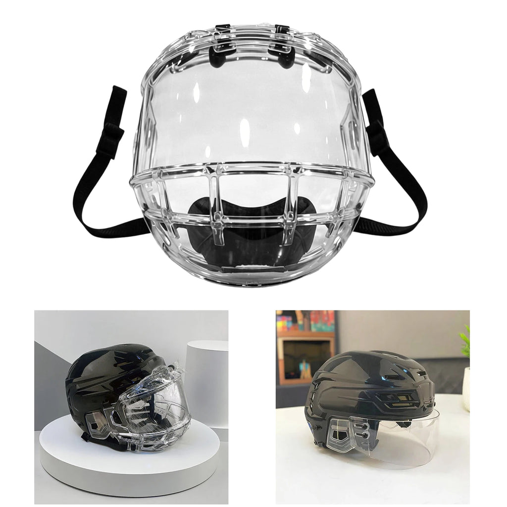 Sunnimix Full Face Hockey Helmet Visor – Anti-Fog Shield Hockey Helmet Visor PLUSH