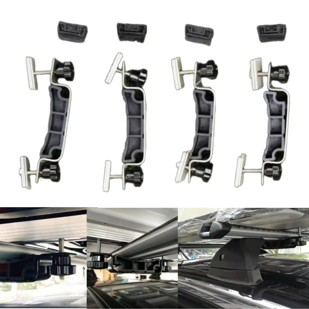4-Pack Rooftop Tent Mounting Clips – Steel Hardware Kit Tent Mounting Hardware PLUSH