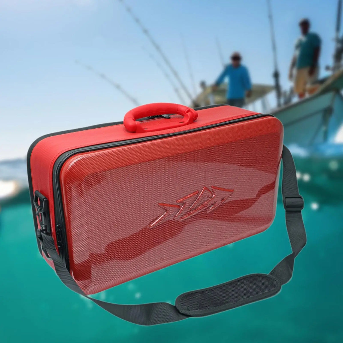 Fishing Reel Hard Case – Holds 6–8 Reels | Sunnimix Organizer Fishing Reel Case PLUSH