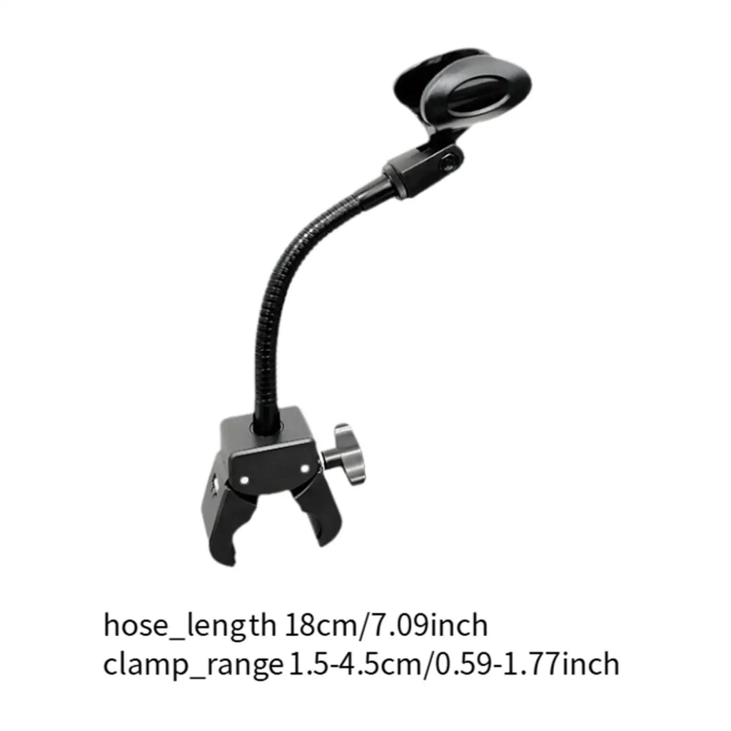 Gooseneck Microphone Holder – 360° Adjustable Clip-On Mic Stand Microphone Stand PLUSH For 28 to 40mm
