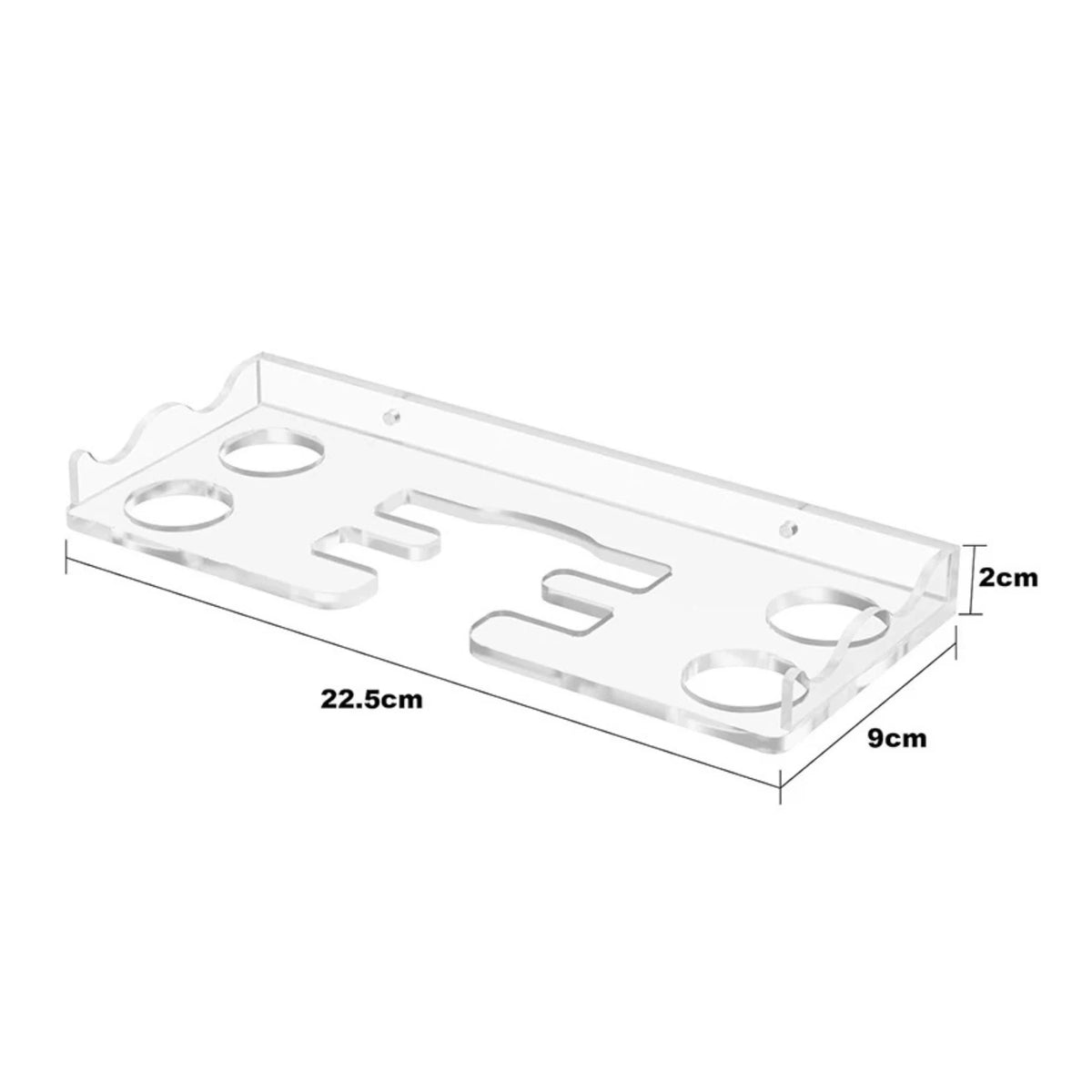Acrylic Table Tennis Paddle & Ball Wall Organizer Rack Paddle & Ball Rack PLUSH Type A
