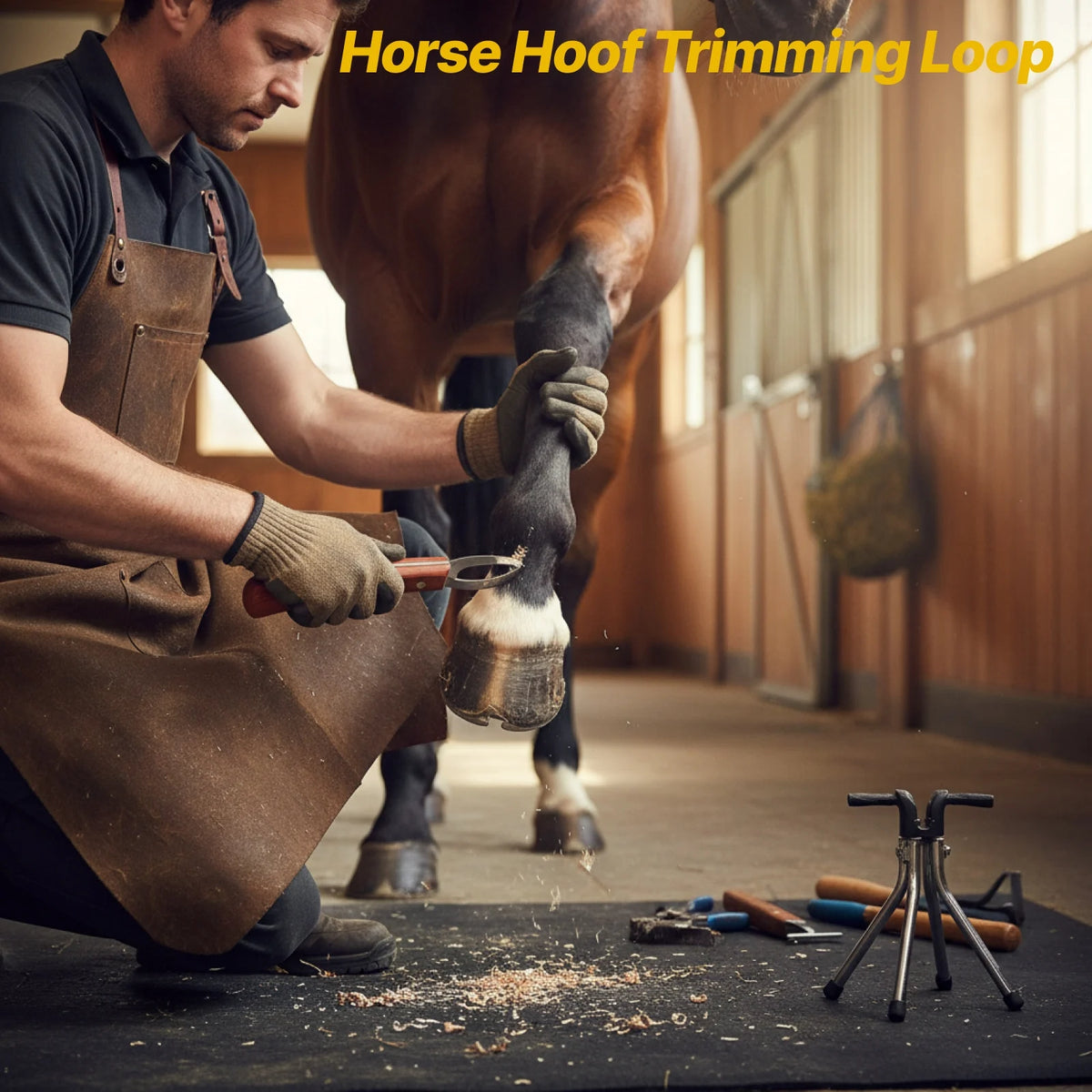 Professional Horse Hoof Trimming Loop | Farrier Tool Hoof Trimming Tool PLUSH Default Title