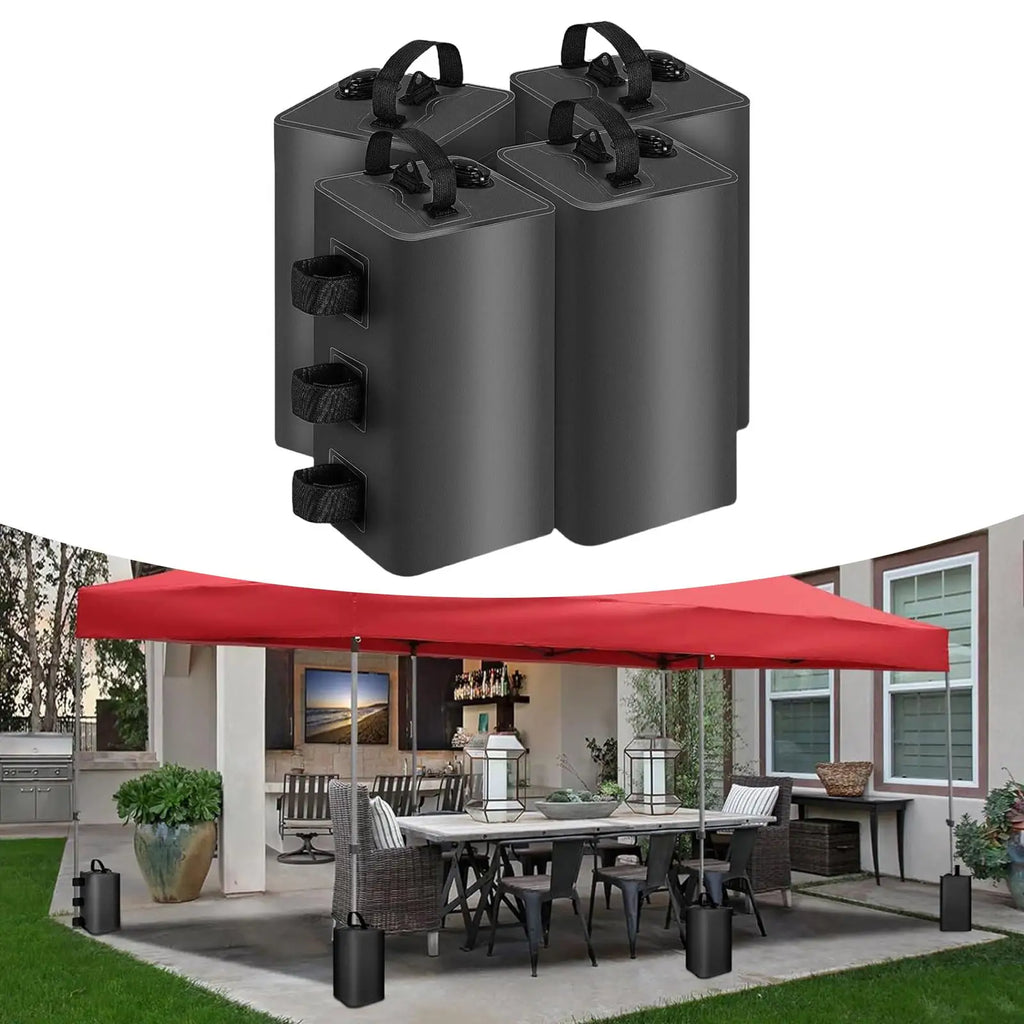 4-Pack Canopy Tent Leg Weight Bags – Sand & Water Anchor Canopy Weight Bags PLUSH