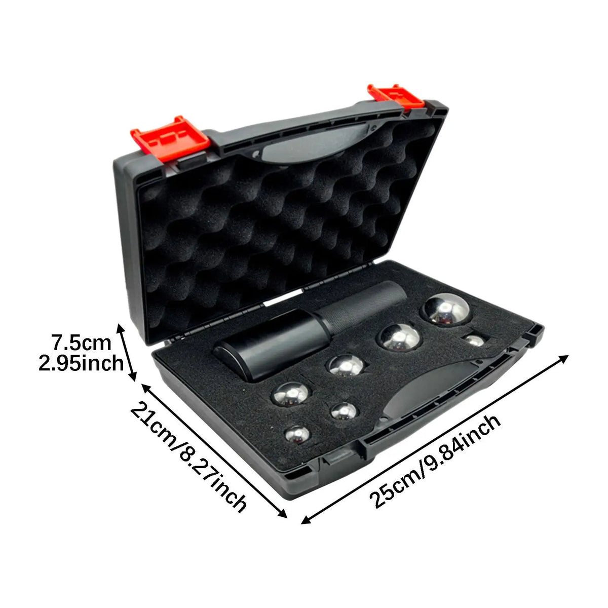 Brass Instrument Dent Repair Kit – 7-Ball Set with Storage Box Instrument Repair Kit PLUSH Multicolor