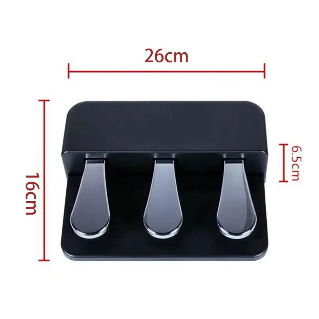 Triple Pedal Unit for Digital Piano & MIDI Keyboard Piano Pedal Unit PLUSH Type A