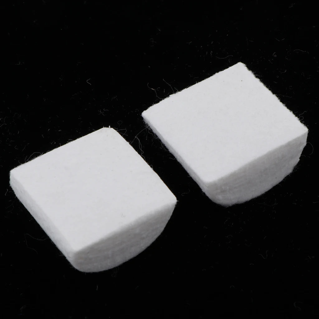 2pcs Wool Felt Bass Drum Beater Heads | Electric Drum Dampers Drum Beater Heads PLUSH