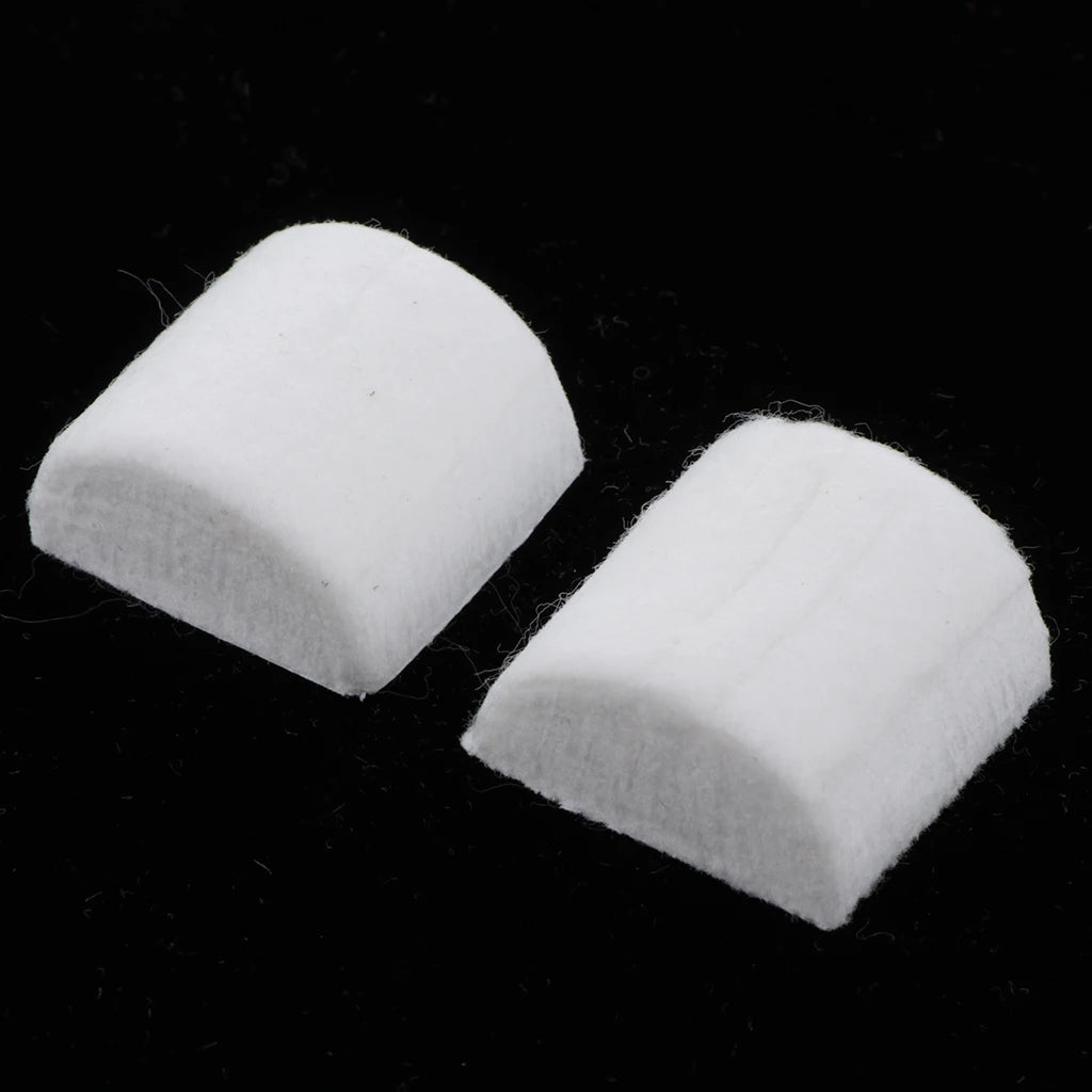 2pcs Wool Felt Bass Drum Beater Heads | Electric Drum Dampers Drum Beater Heads PLUSH
