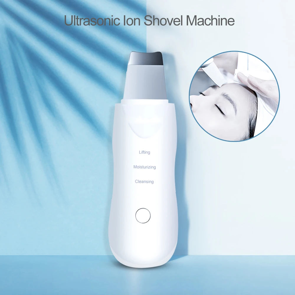 Ultrasonic Skin Scrubber Facial Cleaner & Massager | CAMMUO Facial Cleansing Device PLUSH