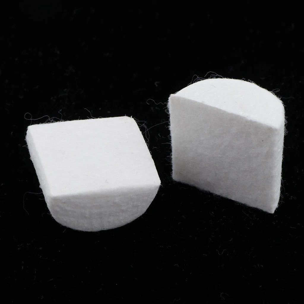 2pcs Wool Felt Bass Drum Beater Heads | Electric Drum Dampers Drum Beater Heads PLUSH