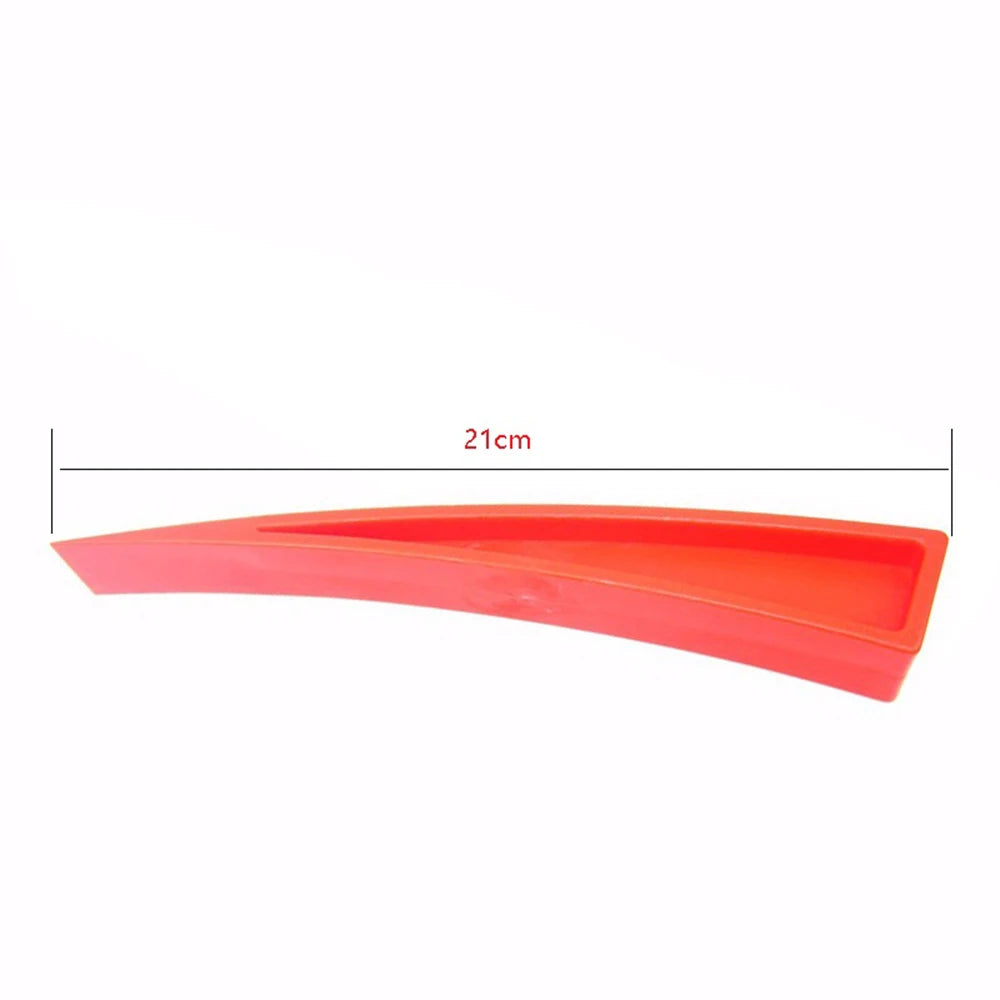 Paintless Dent Repair Window Guard & Curve Wedge Set PDR Window Guard Set PLUSH Red, Silver Tone