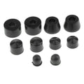 10pcs Skateboard Truck Pivot Cups & Bushing Set – PU Replacement Skateboard Truck Parts PLUSH Black 85A China Mainland