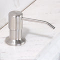 Stainless Steel Kitchen Sink Countertop Soap Dispenser Soap Dispenser PLUSH Brush nickel