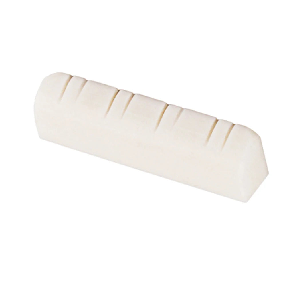 8-String Mandolin Bone Slotted Nut – Buffalo Bone Replacement Mandolin Replacement Part PLUSH