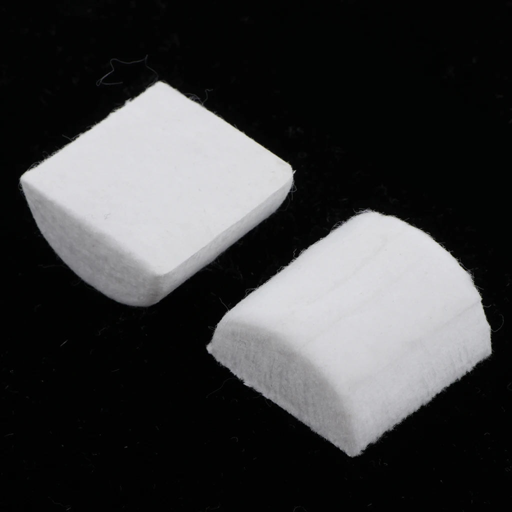 2pcs Wool Felt Bass Drum Beater Heads | Electric Drum Dampers Drum Beater Heads PLUSH