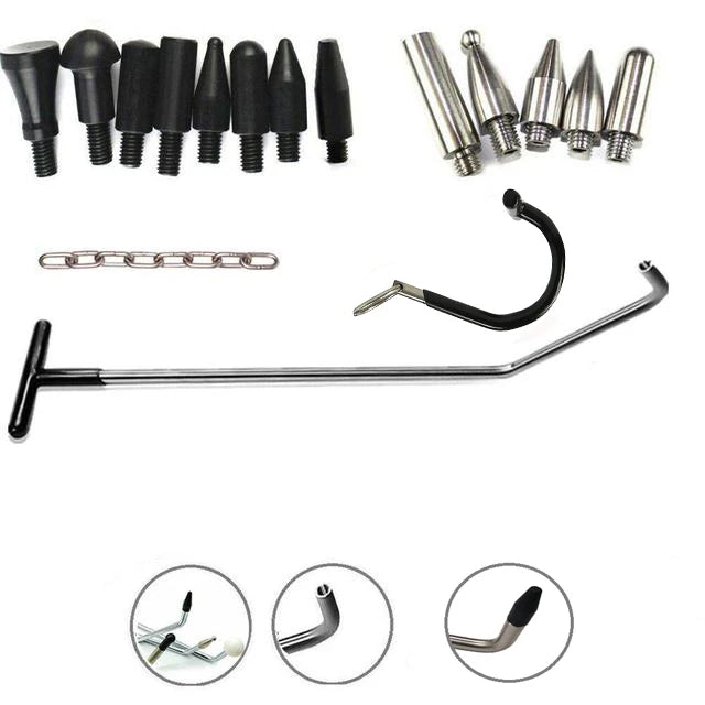 Paintless Dent Repair Rods Set – Car Dent Removal Kit Dent Repair Tool Kit PLUSH 34 1