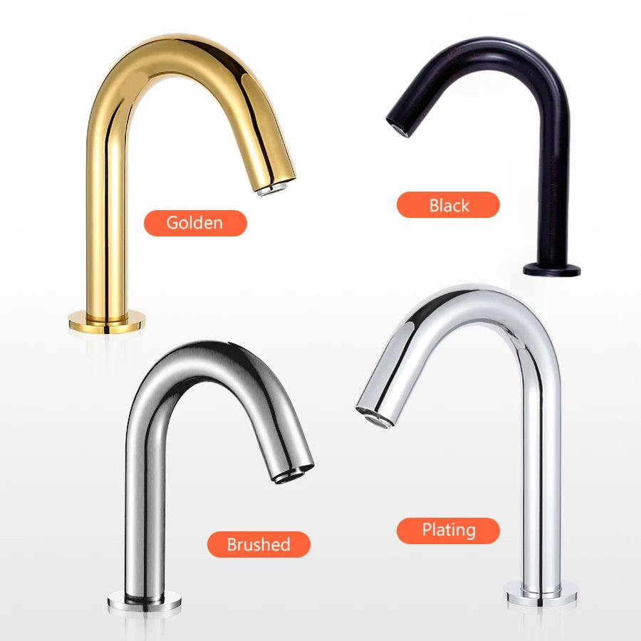 Touchless Sensor Basin Faucet Brass Single Hole Hot & Cold ELS83 Sensor Basin Faucet PLUSH