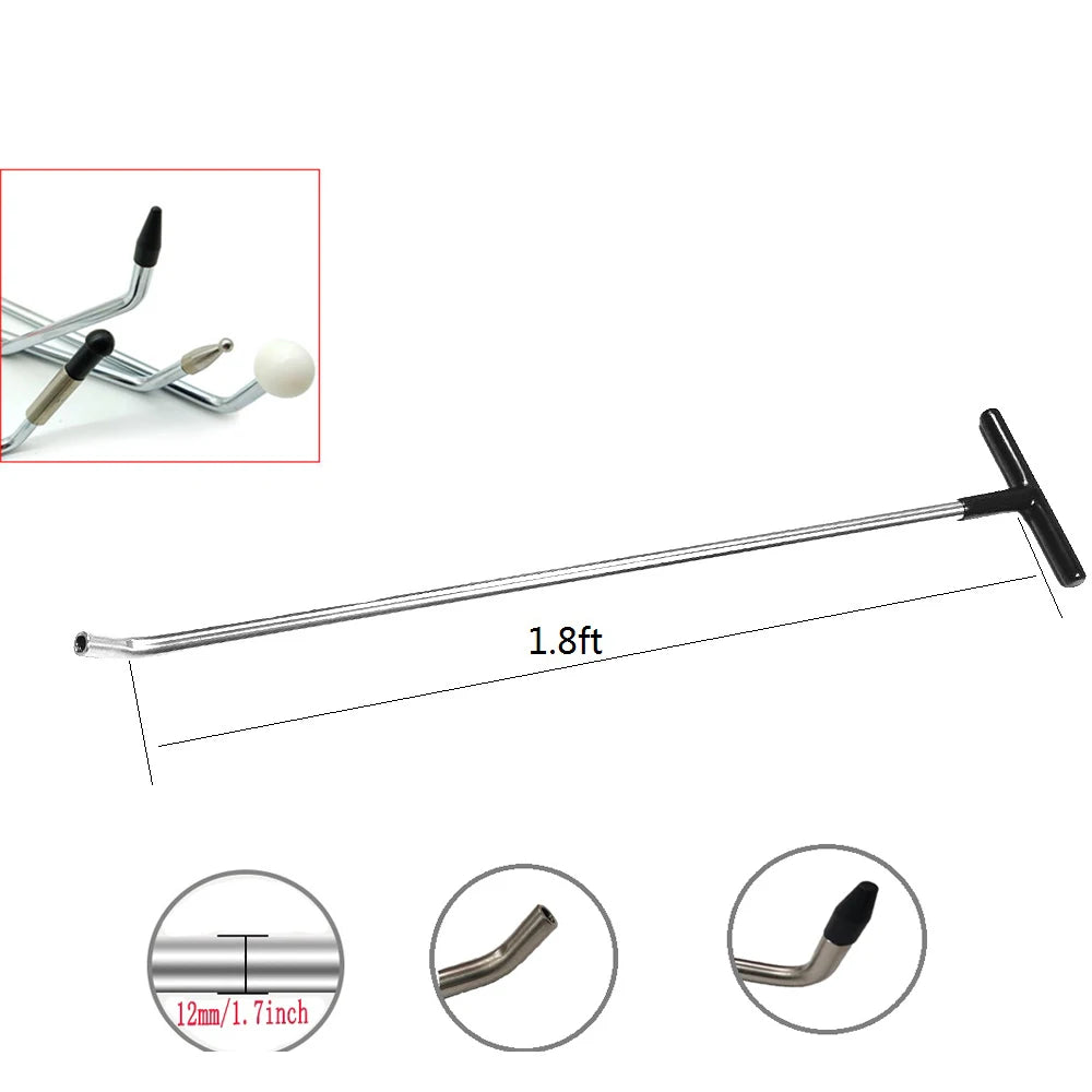 Paintless Dent Repair Rods Set – Car Dent Removal Kit Dent Repair Tool Kit PLUSH