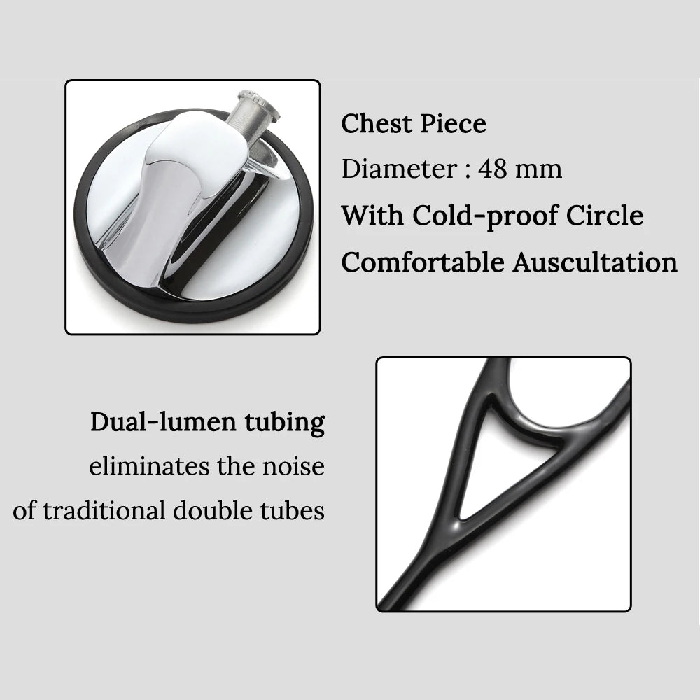 Professional Single Head Cardiology Stethoscope – Doctor & Student Medical Stethoscope PLUSH