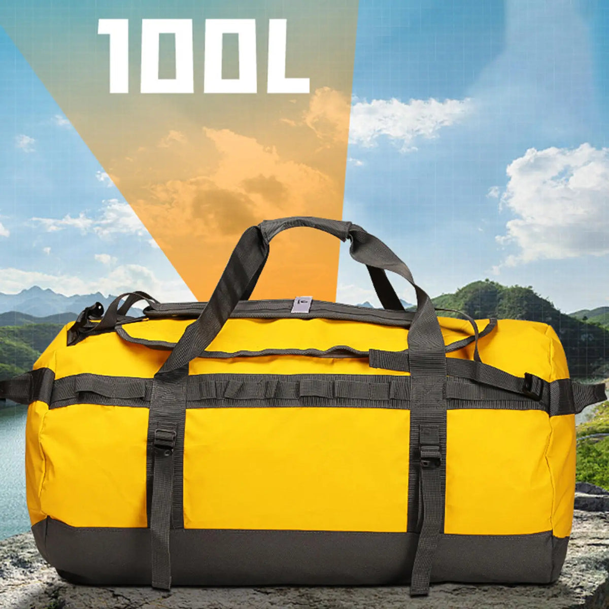 100L Waterproof Camping Hiking Backpack – Outdoor Travel Bag Hiking Backpack PLUSH China Mainland