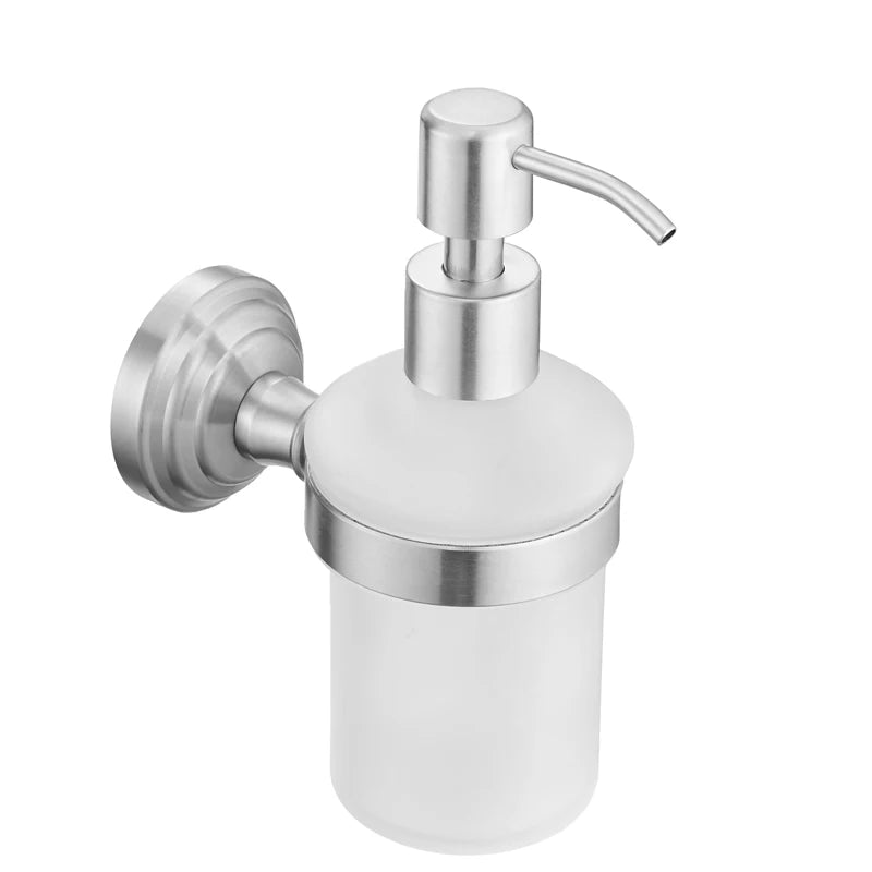 Wall Mounted Brushed Nickel Stainless Steel Soap Dispenser Soap Dispenser PLUSH L5813