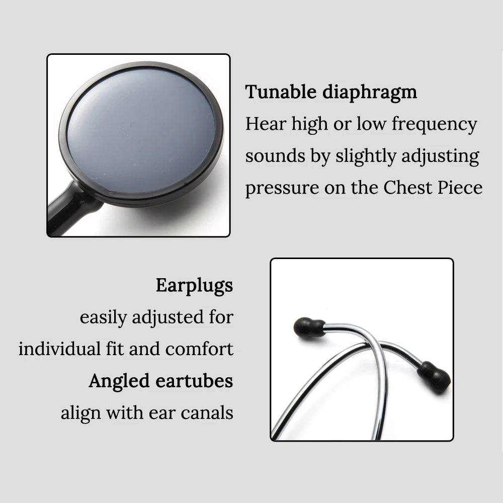 Professional Single Head Cardiology Stethoscope – Doctor & Student Medical Stethoscope PLUSH