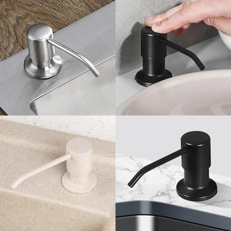 Stainless Steel Kitchen Sink Countertop Soap Dispenser Soap Dispenser PLUSH