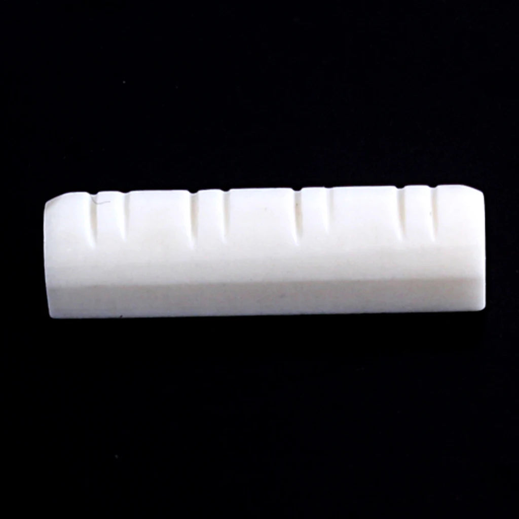8-String Mandolin Bone Slotted Nut – Buffalo Bone Replacement Mandolin Replacement Part PLUSH