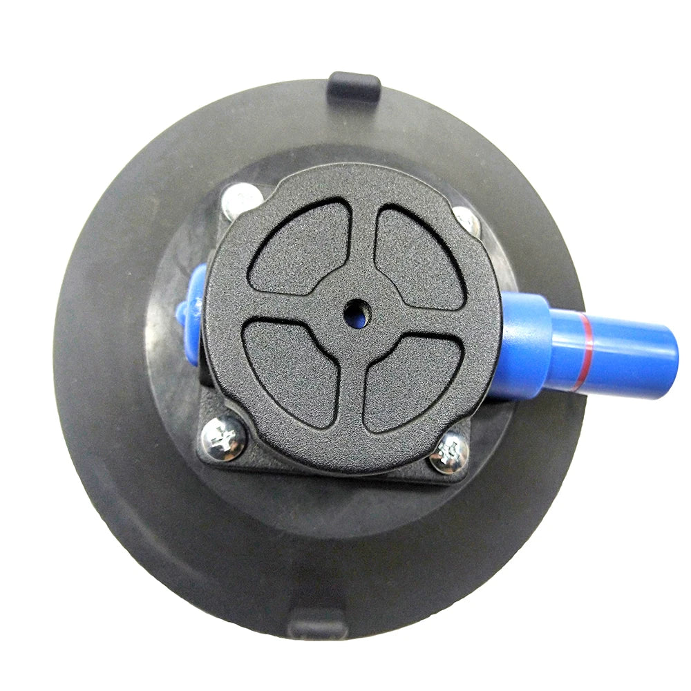6" Vacuum Suction Cup M6 Threaded Stud & Hand Pump | Glass Mount Vacuum Suction Cup PLUSH