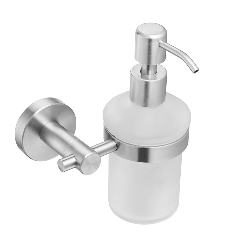 Wall Mounted Brushed Nickel Stainless Steel Soap Dispenser Soap Dispenser PLUSH L8813