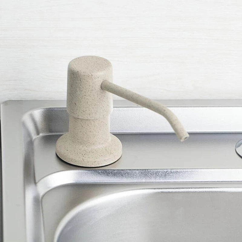 Stainless Steel Kitchen Sink Countertop Soap Dispenser Soap Dispenser PLUSH Beige