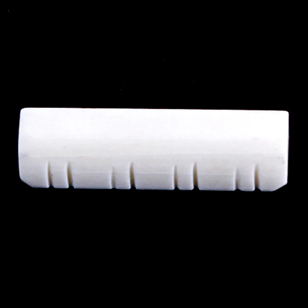 8-String Mandolin Bone Slotted Nut – Buffalo Bone Replacement Mandolin Replacement Part PLUSH