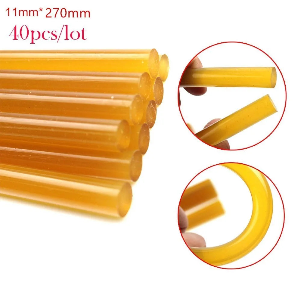 Paintless Dent Repair Silicone Glue Sticks 10pcs PDR Tabs PDR Glue Sticks PLUSH Amber 40pcs