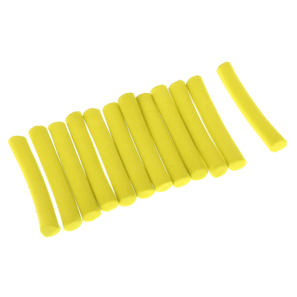 EVA Carp Fishing Foam Sticks | Zig Rig Pop-Up Baits 12pk Fishing Foam Bait PLUSH Yellow China Mainland