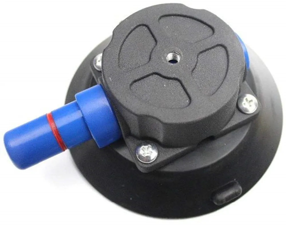 6" Vacuum Suction Cup M6 Threaded Stud & Hand Pump | Glass Mount Vacuum Suction Cup PLUSH
