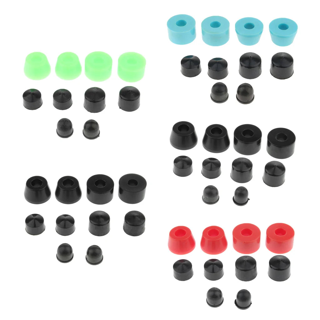 10pcs Skateboard Truck Pivot Cups & Bushing Set – PU Replacement Skateboard Truck Parts PLUSH