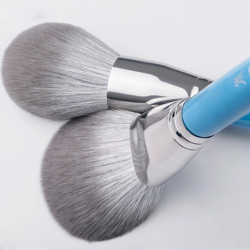MyDestiny Blue Iris 13-Pc Makeup Brush Set – Super Soft Makeup Brush Set PLUSH
