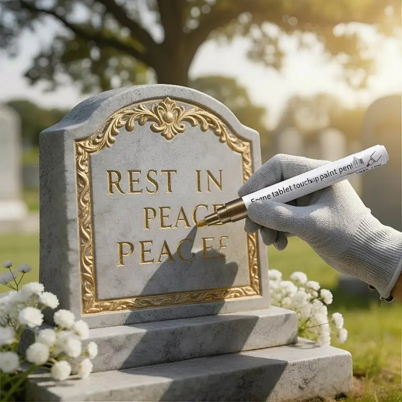 Tombstone Marker Pen – Restore Faded Granite Text | 12 Colors Tombstone Marker Pen PLUSH