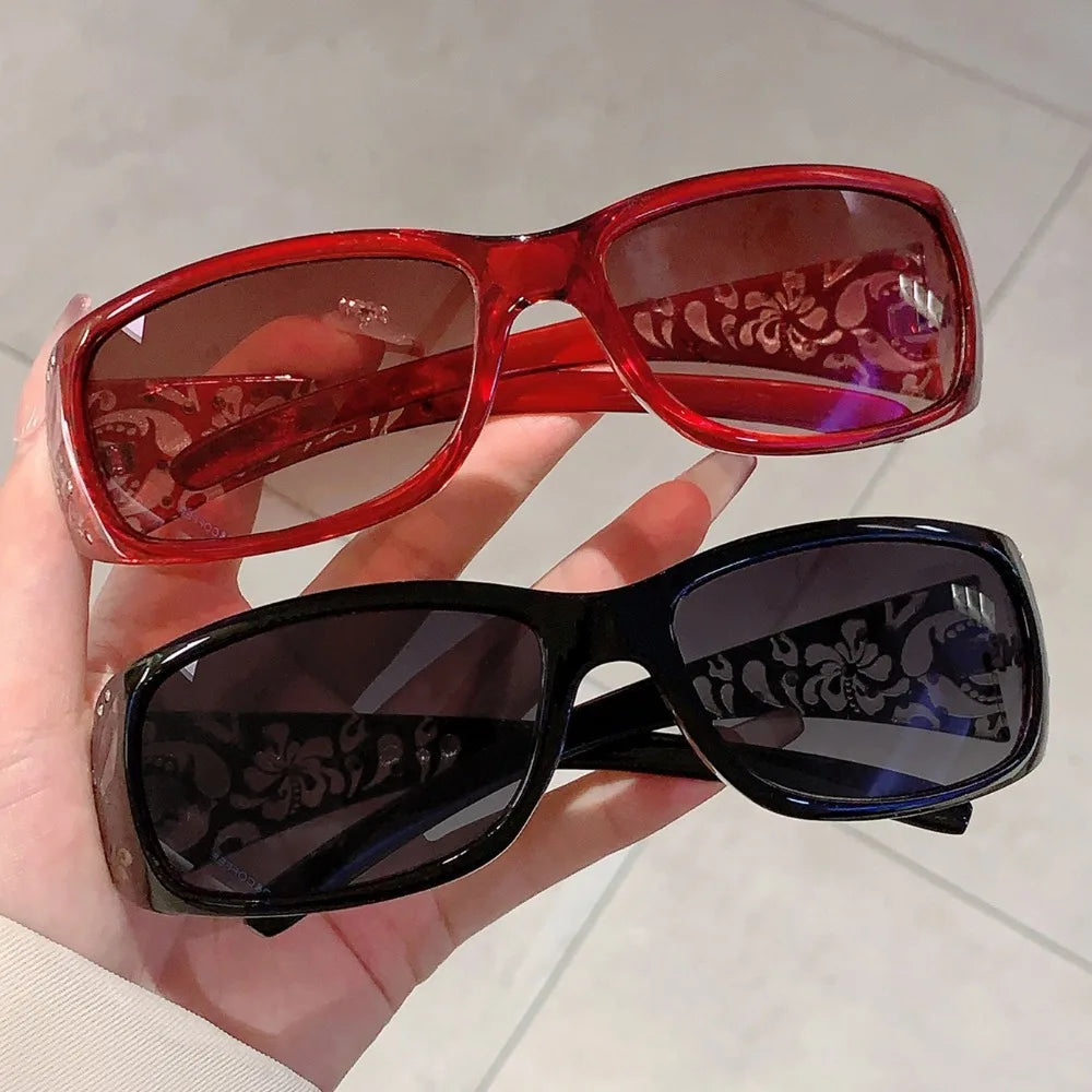 Y2K Rhinestone Cat Eye Sunglasses UV400 Korean Style Fashion Sunglasses PLUSH