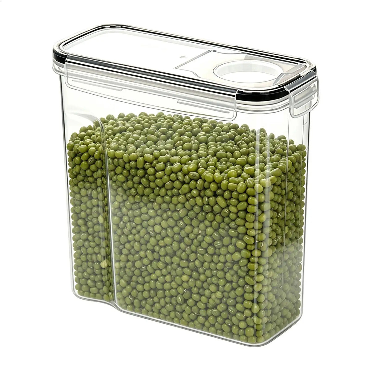 4L Airtight Food Storage Container – Transparent Grain Keeper Food Storage Container PLUSH
