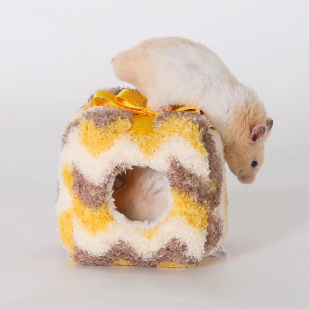 Warm Plush Hamster Nest Bed | Small Pet House for Guinea Pigs Small Pet Nest PLUSH