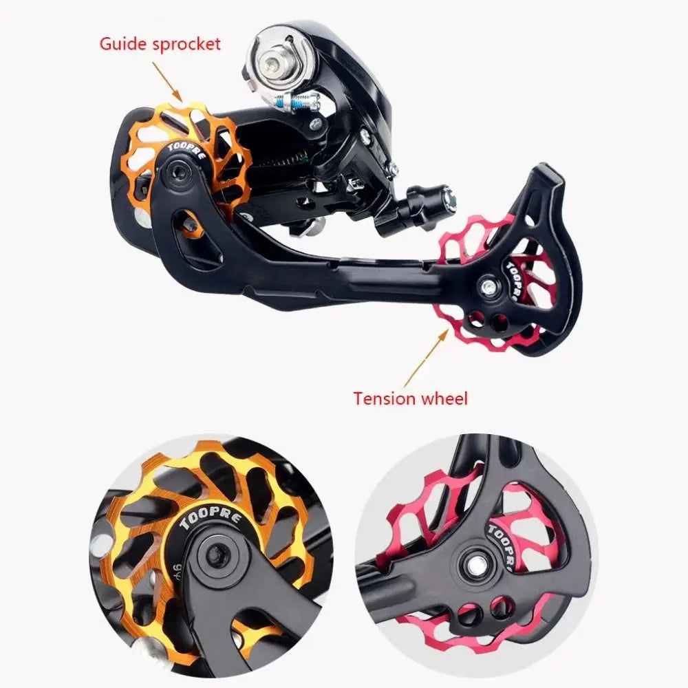11T/13T AL7075 CNC Bike Rear Derailleur Pulley – Ceramic Bearing Derailleur Pulley PLUSH