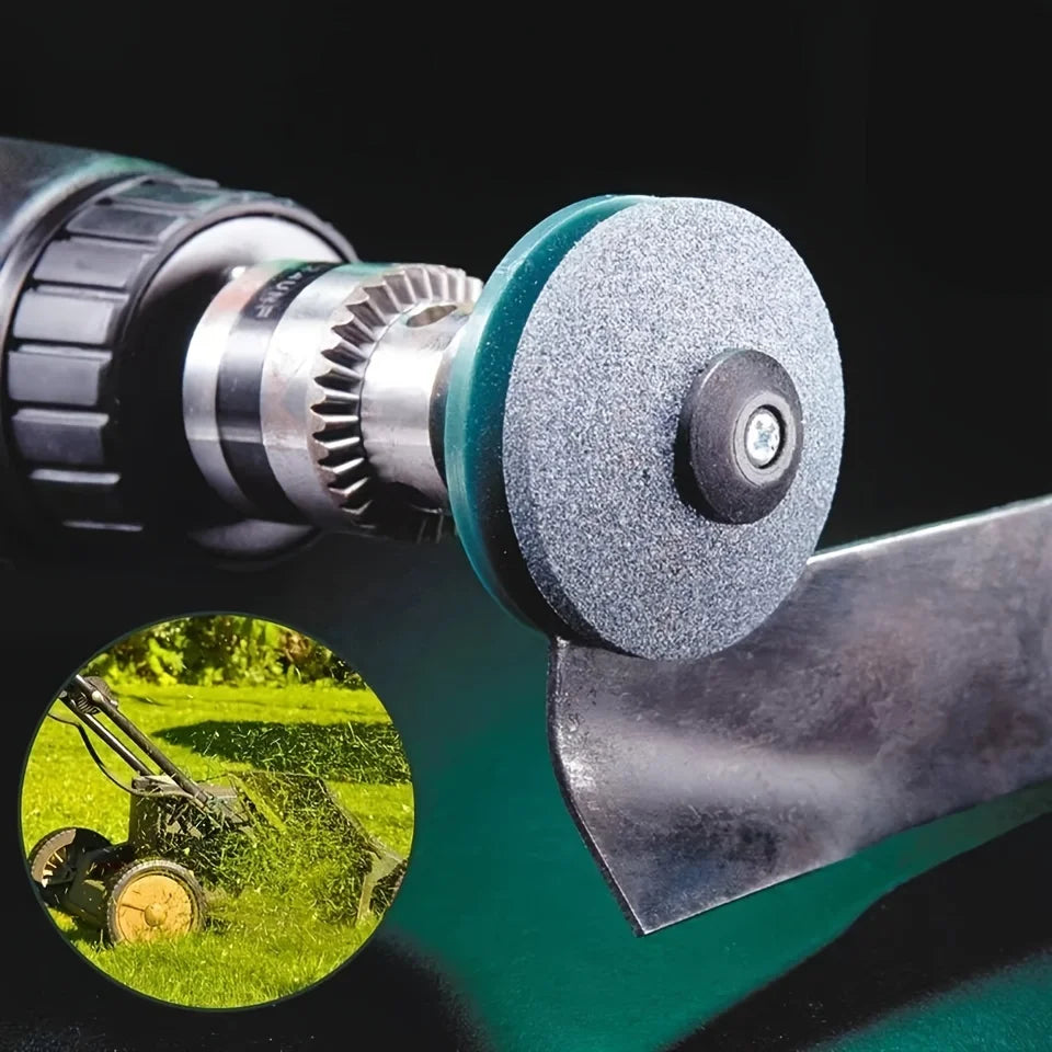 Electric Lawn Mower Blade Sharpener – Grinding Head & Whetstone Blade Sharpener Tool PLUSH