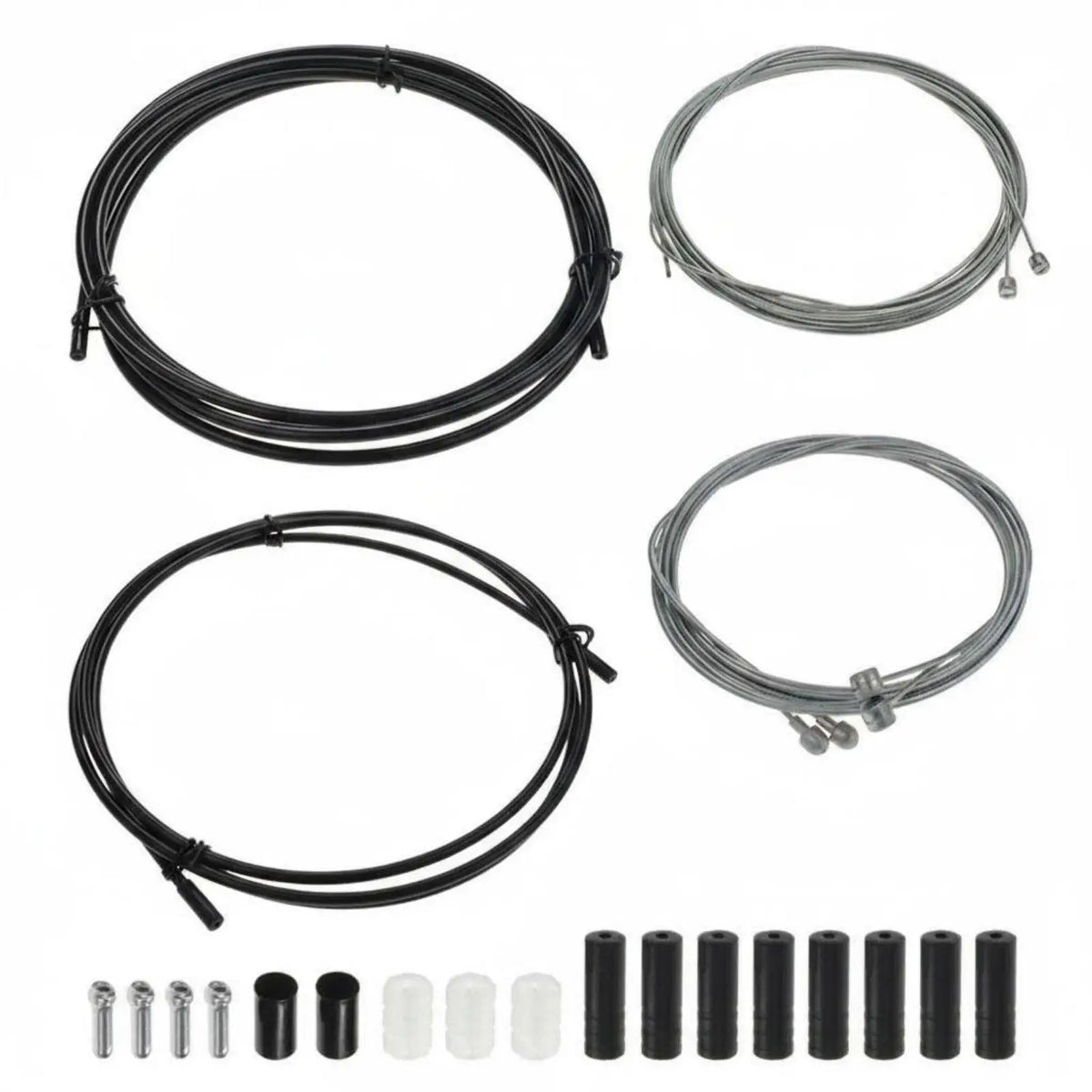 Complete Bicycle Cable Kit – Brake & Gear Shift Wire MTB Road Bicycle Cable Kit PLUSH